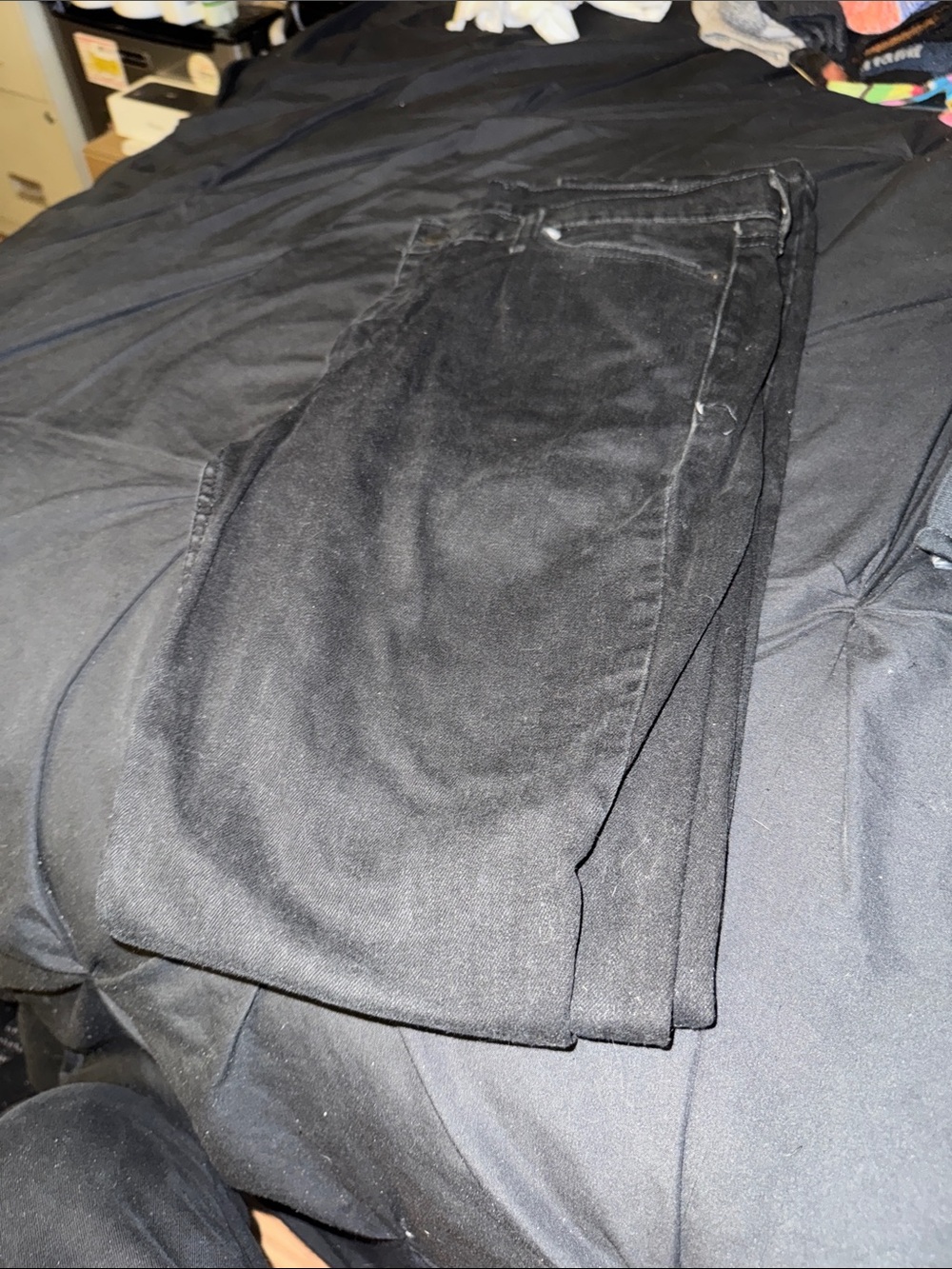 Levi's Black Slim Straight Jeans W30 L32